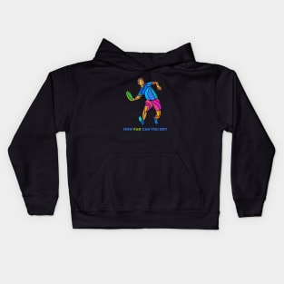 Fun disk golf illustration Kids Hoodie